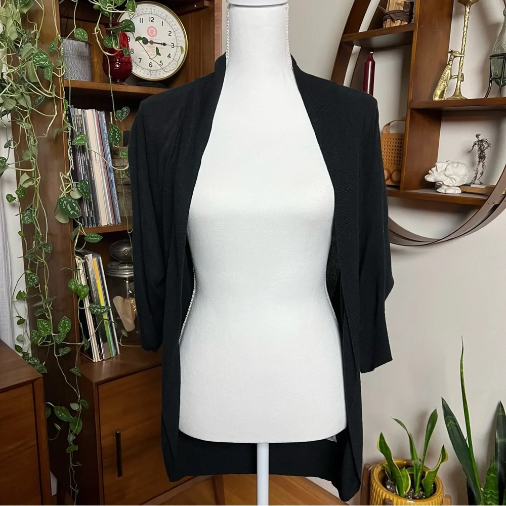 Black Lightweight Shrug/Shawl! - Picture 3 of 9